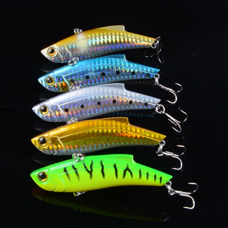 

6pcs VIB Fishing Lures 9cm/27g VIB bait Artificial 5 Colors Available Bass Crankbait Wobblers Fishing Tackle Pesca 3D Eyes