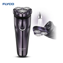 FLyco Professional Body Washable Electric Shaver for Men lasting 45 Minutes Rechargeable Electric razor 3D Floating HeadS FS372