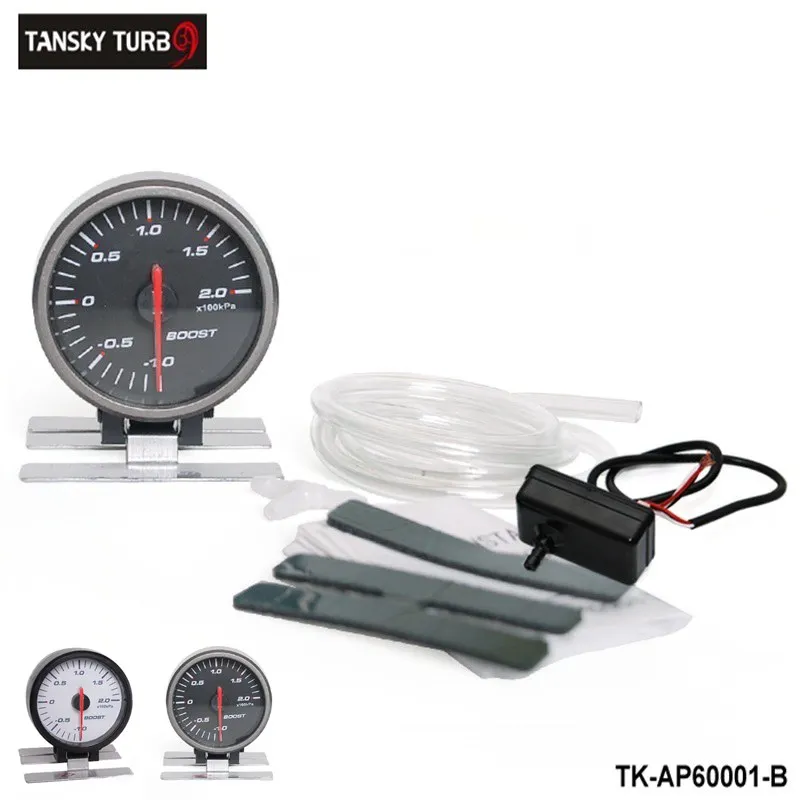 EPMAN - AP 60MM BOOST GAUGE ELECTTRO-LUMINESCENT / Auto Boost Gauge/ Boost meter original color box For Audi TT/S3 EP-AP60001