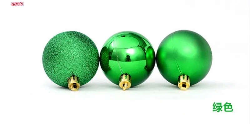 24 шт./партия 30 мм Красочные Kerstboom opkneoping Kerstballen вечерние Kerst Decoratie Benodigdheden Бал opkneoping Ballen5Z HH181