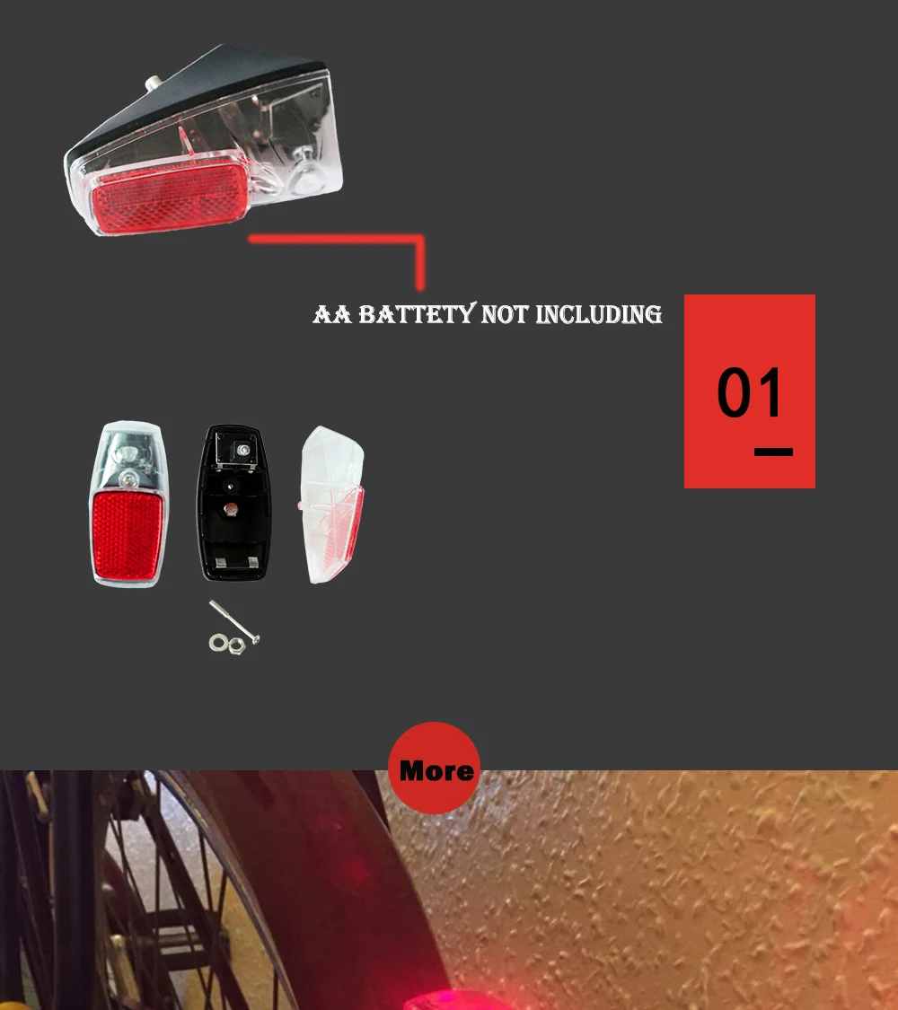 Discount Fender LED Bike Light Mudguard Red Rear Light Road Bike Running Lights Cycling Taillight Rear Bicycle Lamp fietswiel verlichting 2 Discount Fender LED Bike Light Mudguard Red Rear Light Road Bike Running Lights Cycling Taillight Rear Bicycle Lamp fietswiel verlichting 2