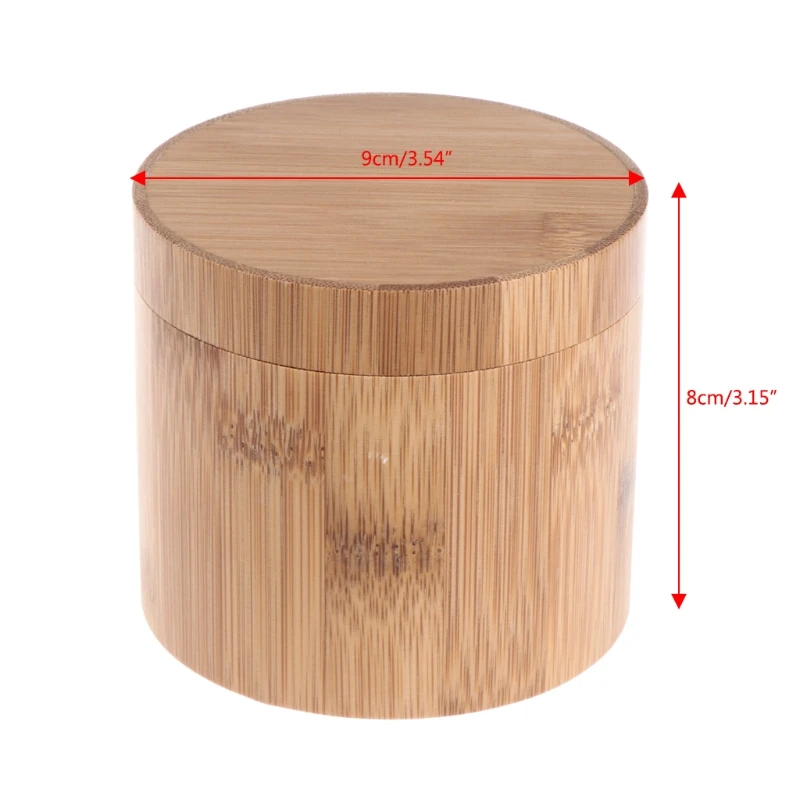 

Elegant Bamboo Watch Gift Box Jewelry Display Cylindric Storage Case With Pillow