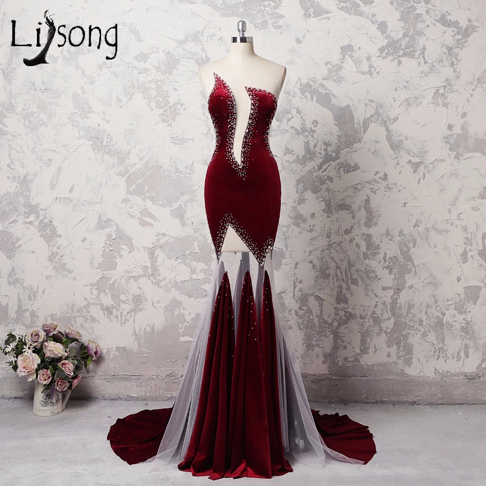 mermaid cut gowns