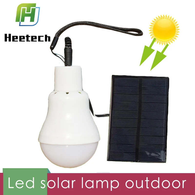 Lampe Solaire Led Portable, éclairage d'extérieur, idéal pour une tente ou un Camping