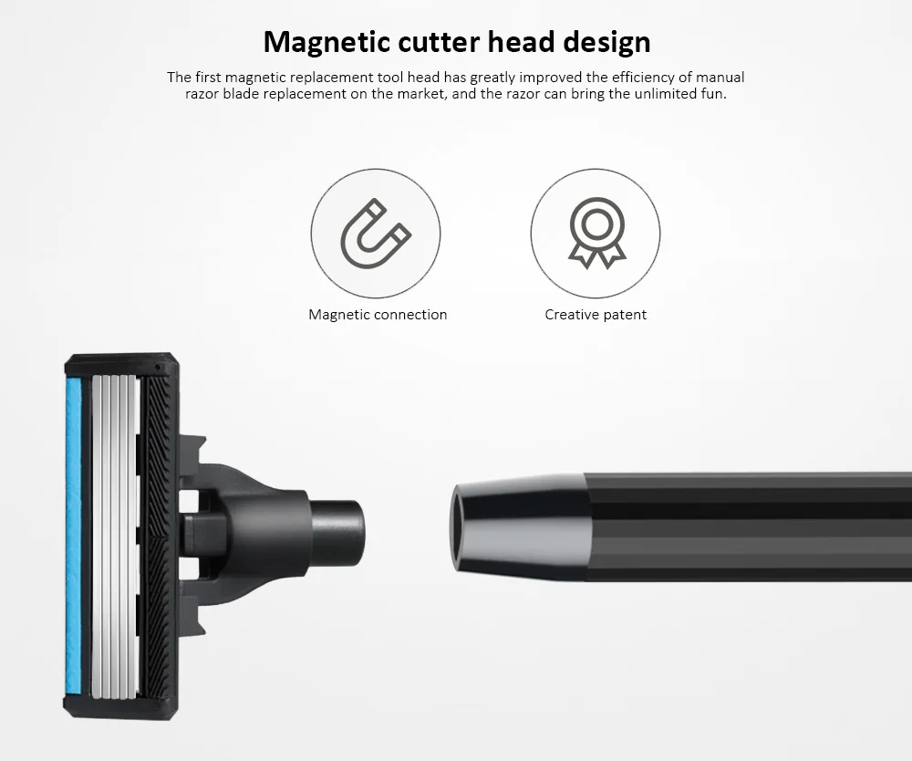 Shaver Replacement Blade For Xiaomi Mijia Home Shaver Beard Shaving H600 Manual Razor Magnetic shavings