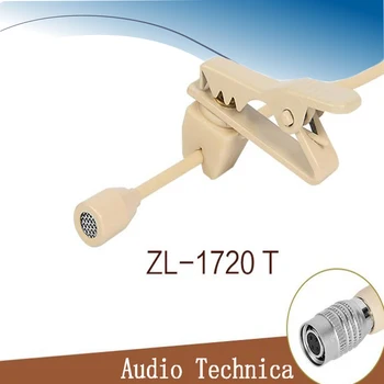 

Free Shipping 4 Pins 4PIN Hirose Connector Tie Clip On Mic Lavaliar Microphone For Audio Technica Wireless Bodypack Transmitter