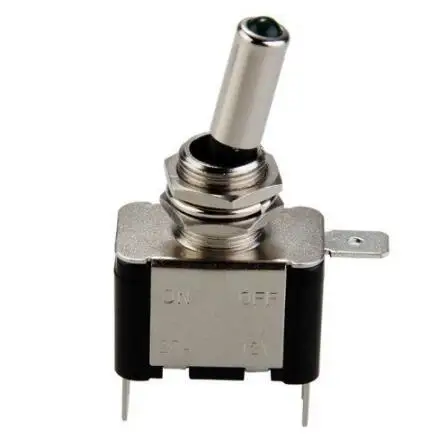 Green LED Metal 12V Car Gearshift Toggle Switch Black LW | Обустройство дома