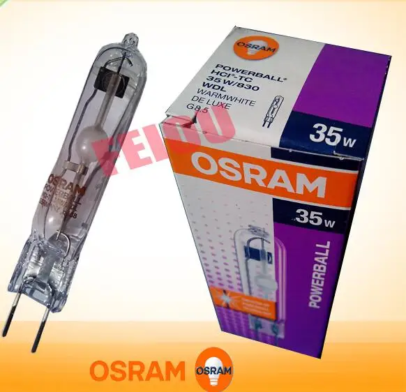 

OSRAM POWERBALL HCI-TC 35W/830 WDL, HCI-TC 35 W/942 NDL,G8.5 BASE