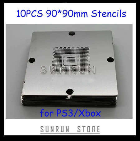 

Useful 10PCS 90*90mm BGA Stencils Kit for Game Console Stencil for Xbox for PS3