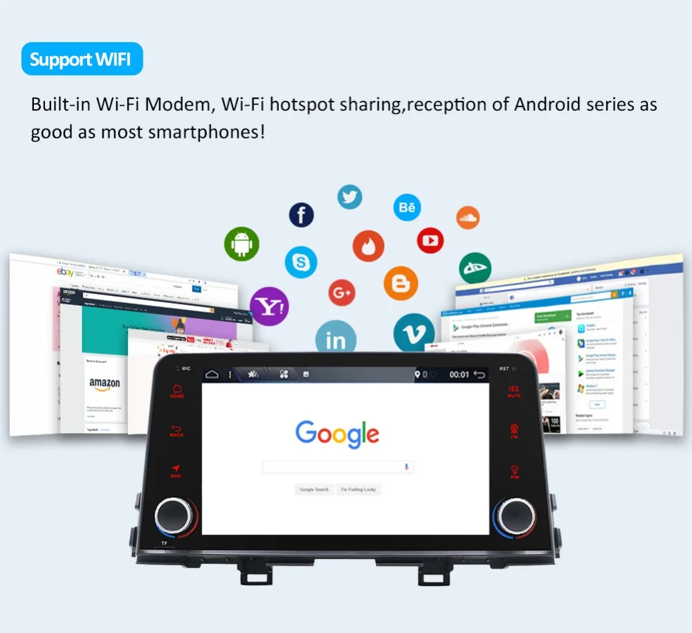 Best Octa core 1 din Android 9.0 Car DVD GPS Navigation Multimedia Player Car Stereo for KIA Morning/Picanto 2017 Radio Headunit SWC 14