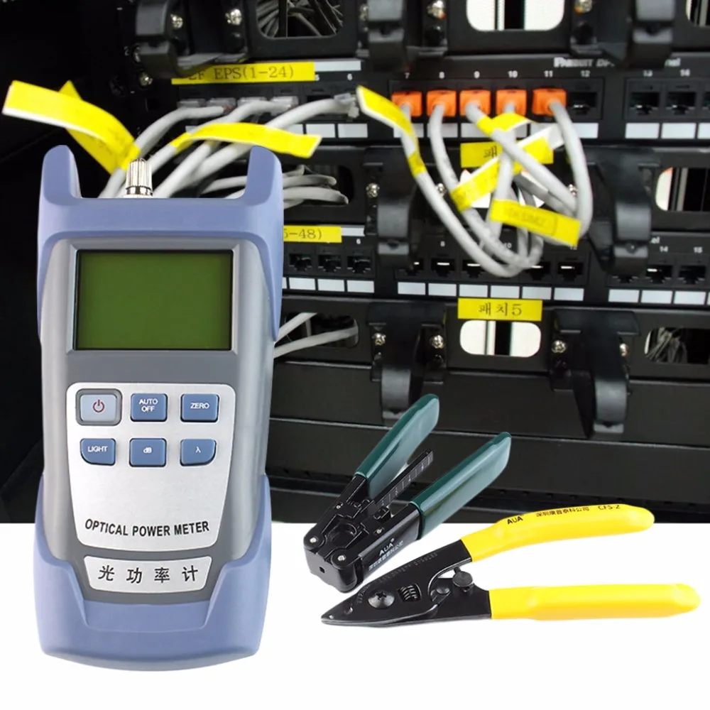 Fiber Optic FTTH Tool Kit with FC-6S Fiber Cleaver