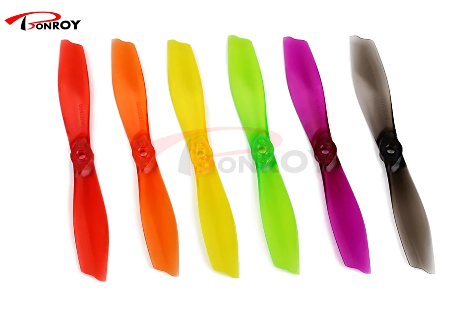 

DYS 6 inch 2 blade bullnose FPV racing prop PC propeller 6045 BN6045 6x4.5 CW CCW for racing frame 12 pairs free shipment