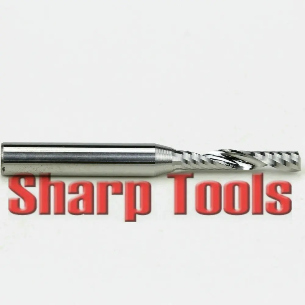 

1pc Shank 6MM Ced4-5MM Single Flute Endmill Tungsten Carbide Cutters for Acrylic CNC Router Bits Spiral Cutting Milling Tools
