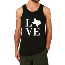 Loo show я люблю Техас Географические карты тренировки Графический Безрукавки для женщин мужчин