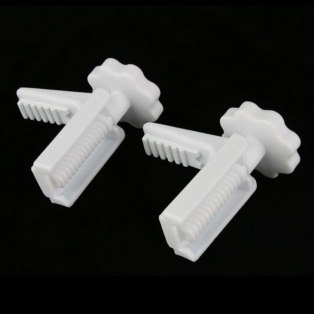 Durable Toilet Seat Riser Raised Safety Chair Extender Seat + Lid for 2 inch