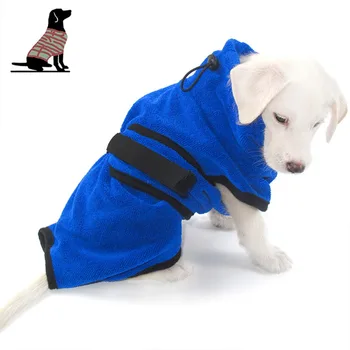

Dog Bathrobe Microfiber Quick Drying Towel with Adjustable Strap,Super Soft Fast Absorbing Water Bath Towel for Dogs And Cat Pet