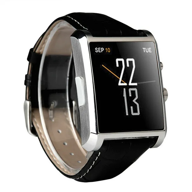 Bluetooth font b Smart b font font b Watch b font DM08 Leather with Camera IPS