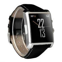 Bluetooth Smart Watch DM08 Leather with Camera IPS Screen 360mAh Battery Waterproof for IOS iPhone Android Samsung S7 Smartphone