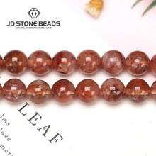 5A натуральный красный кристалл Размер 6 8 10 мм выберите размер 3A красное облако кварц diy ручной работы ожерелье украшения драгоценный камень для изготовления ювелирных изделий