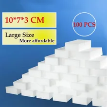 100Pcs 10*7*3CM Magic Sponge Eraser Kitchen Duster Wipes Clean Accessory/Microfiber Dish Cleaning Melamine Sponge Nano Wholesale