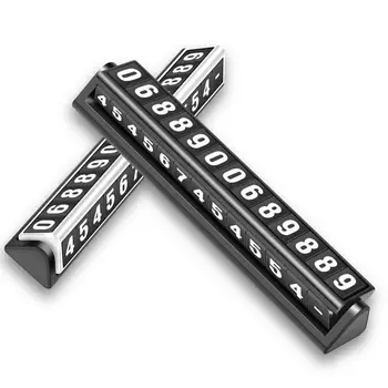 

Adeeing Car Temporary Parking Phone Numbers Sign Luminous Move Car Numbers Plate Stickers Night Car Park Stop In Car-styling