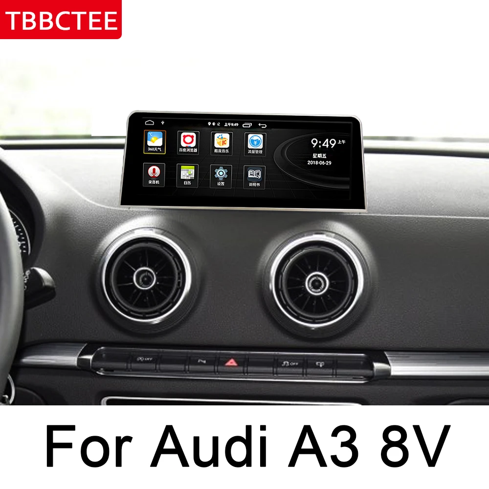 Для Audi A3 8V~ MMI Автомобильный сенсорный экран для Android Радио Аудио мультимедийный плеер стерео дисплей навигация gps навигационная карта wifi