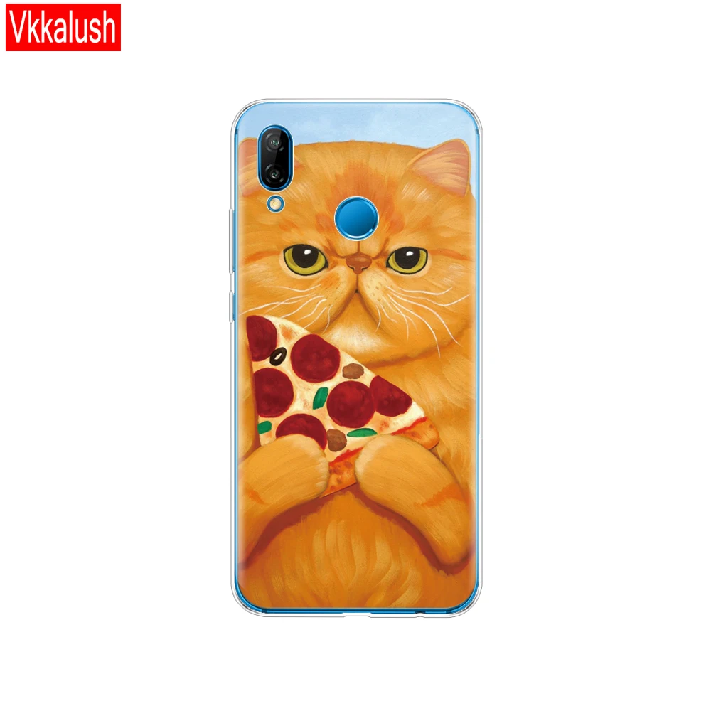 80027 Силиконовый чехол для 5,8" huawei P20 Lite huawei P20 Pro, чехол для huawei P 20, Защитная прозрачная задняя крышка для телефона - Цвет: 80027
