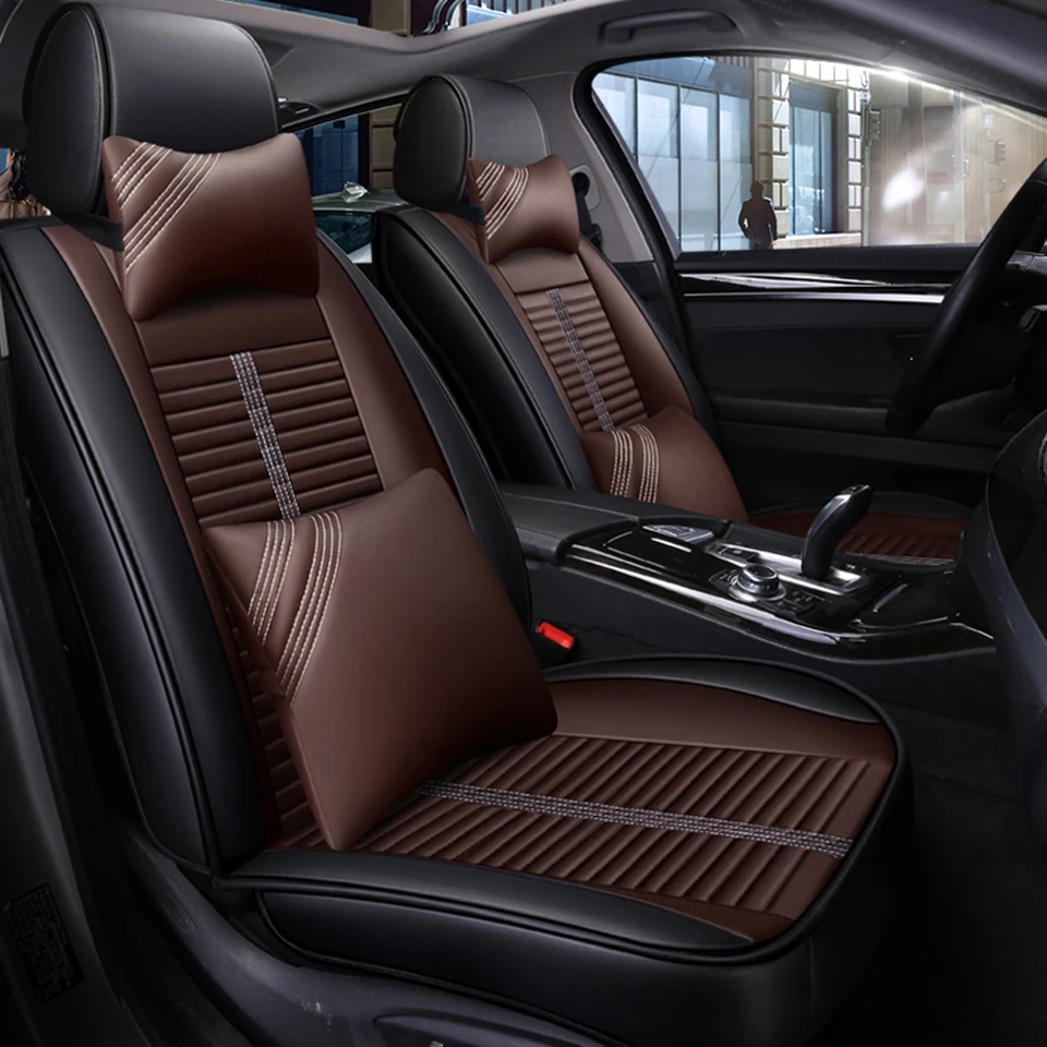 XWSN универсальный чехол для автомобильных сидений mazda 6 gh gg cx3 cx 5 cx7 cx9 3 bk demio