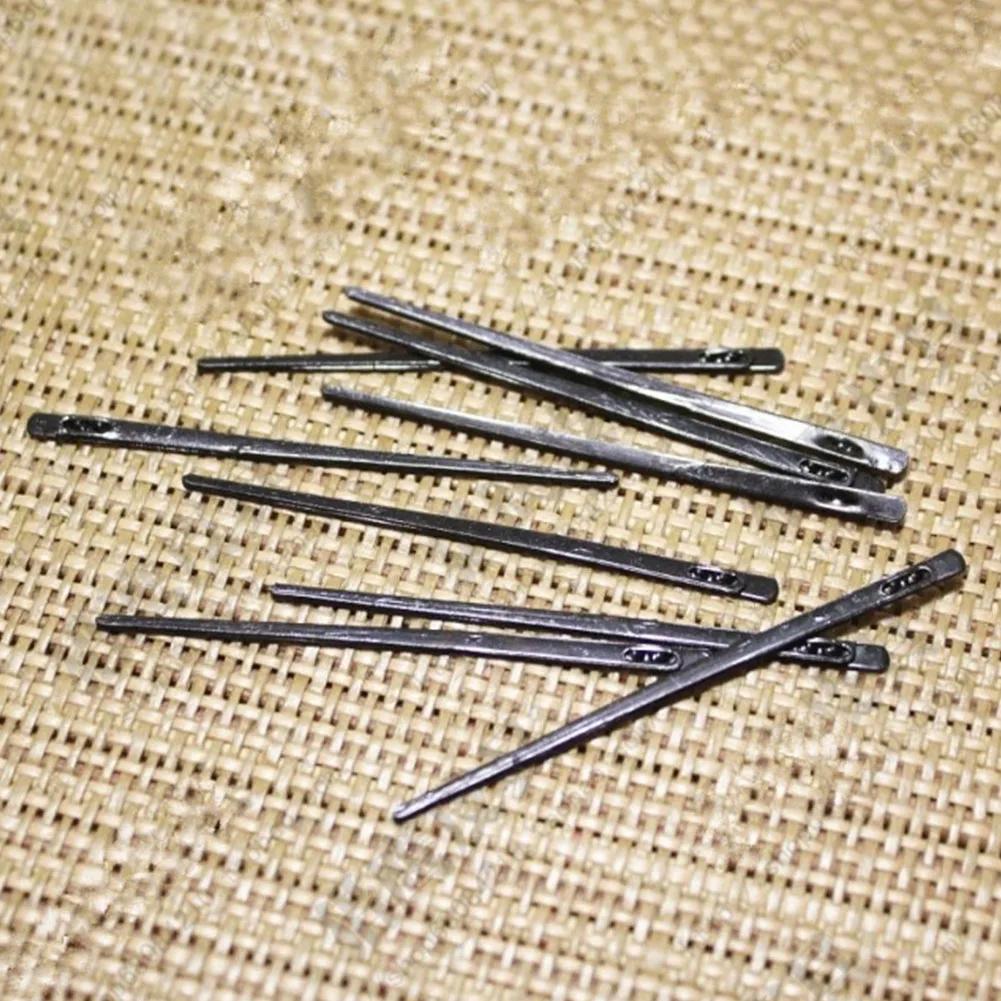 

2PCS Rope Lace Manual Durable Small Sewing DIY Craft Double Hole Professional Home Stable Handwork Tool Leather Knitting Needle