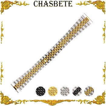 

18mm 20mm 22mm Stainless Steel Watch Band for Maurice Lacroix Quick Release Metal Strap Wrist Loop Belt Bracelet Black Gold