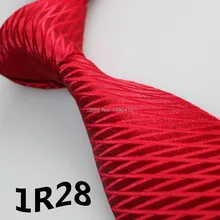 2018 Latest Style Designer Ties Bright Red Dark Red Grid Striped Design Gentlemen Neckties Landisun Ties
