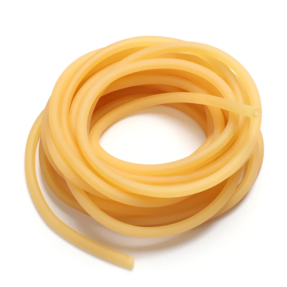 

1/3/5 Meters Hunting Natural Latex Tube Outdoor Shooting Slingshots Rubber Band Catapults Fitness Yoga Bungee 4 Sizes Diameter