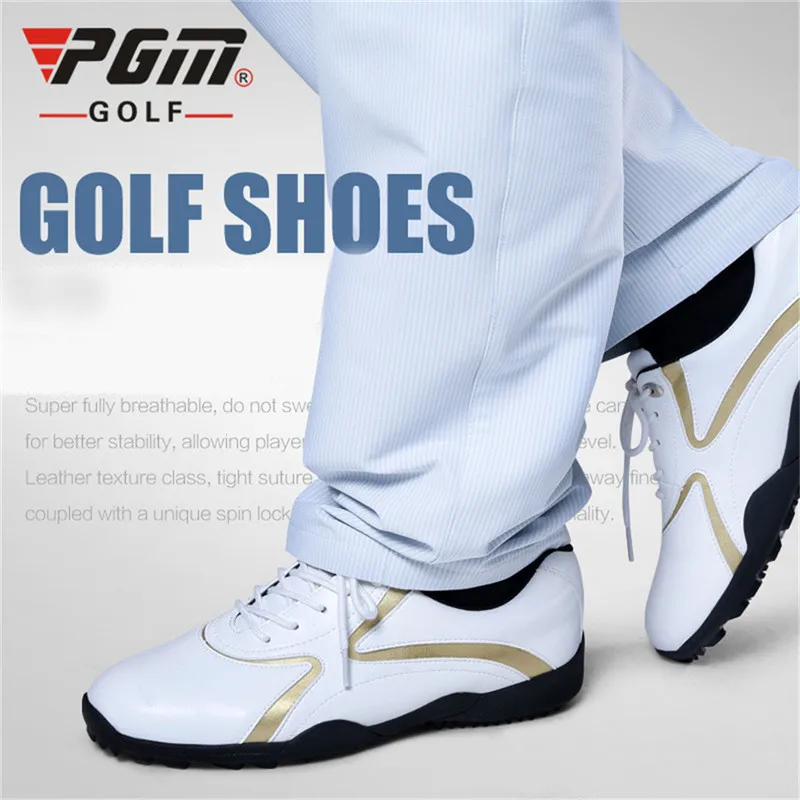 PGM обувь для гольфа мужская Спортивная дышащая обувь Нескользящая Водонепроницаемая Новинка