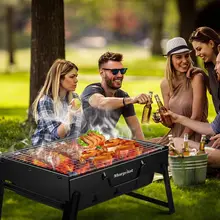 Складной уличный гриль для барбекю портативный кемпинга Hibachi