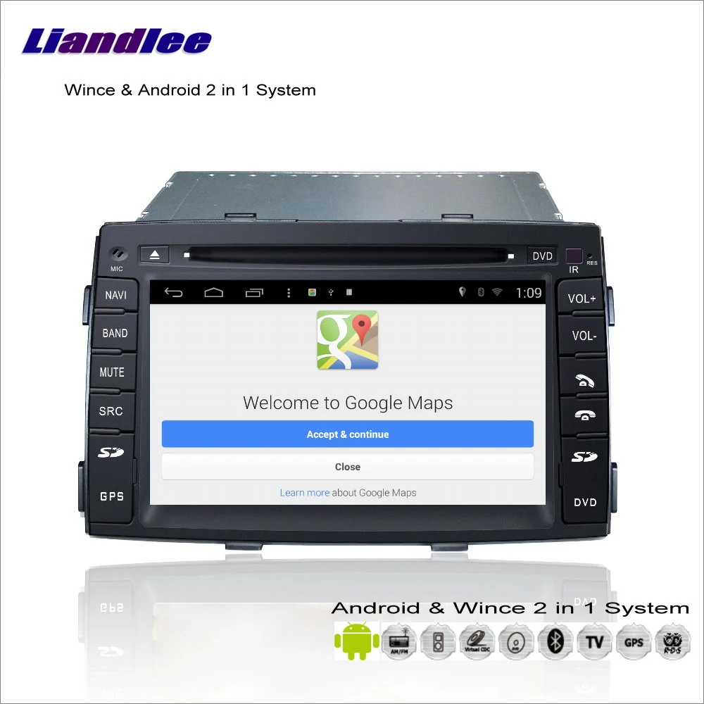 Best Liandlee Car Android Multimedia System For KIA Sorento-R 2009~2012 - Radio CD DVD Player GPS Navigation Audio Video S160 System 1