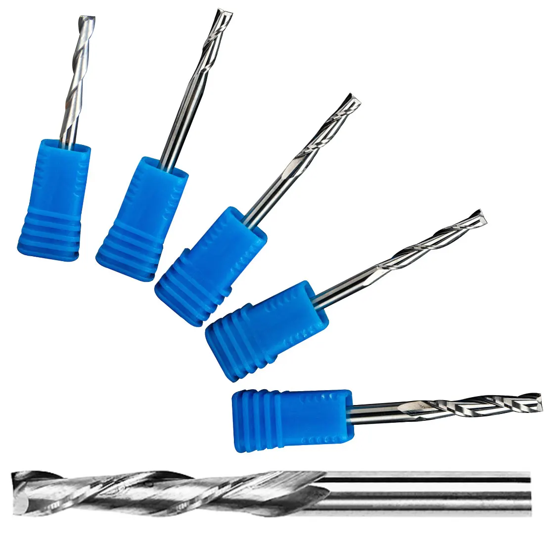 

HRC60 12mm 15mm 17mm 20mm 22mm 2 Flutes Tungsten Carbide Flat Square End Mills Spiral Bits CNC Endmill Router Bits