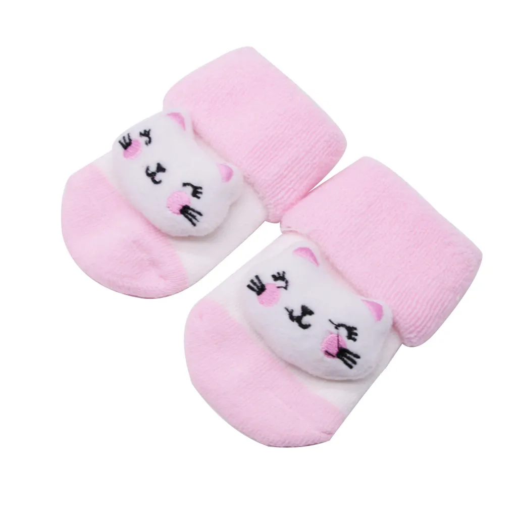 Newborn Baby Boy Socks Anti Slip New Born Baby Boy Girl Socks Clothes Cartoon Print Newborn Cheap Stuff Infant Anti Slip Socks