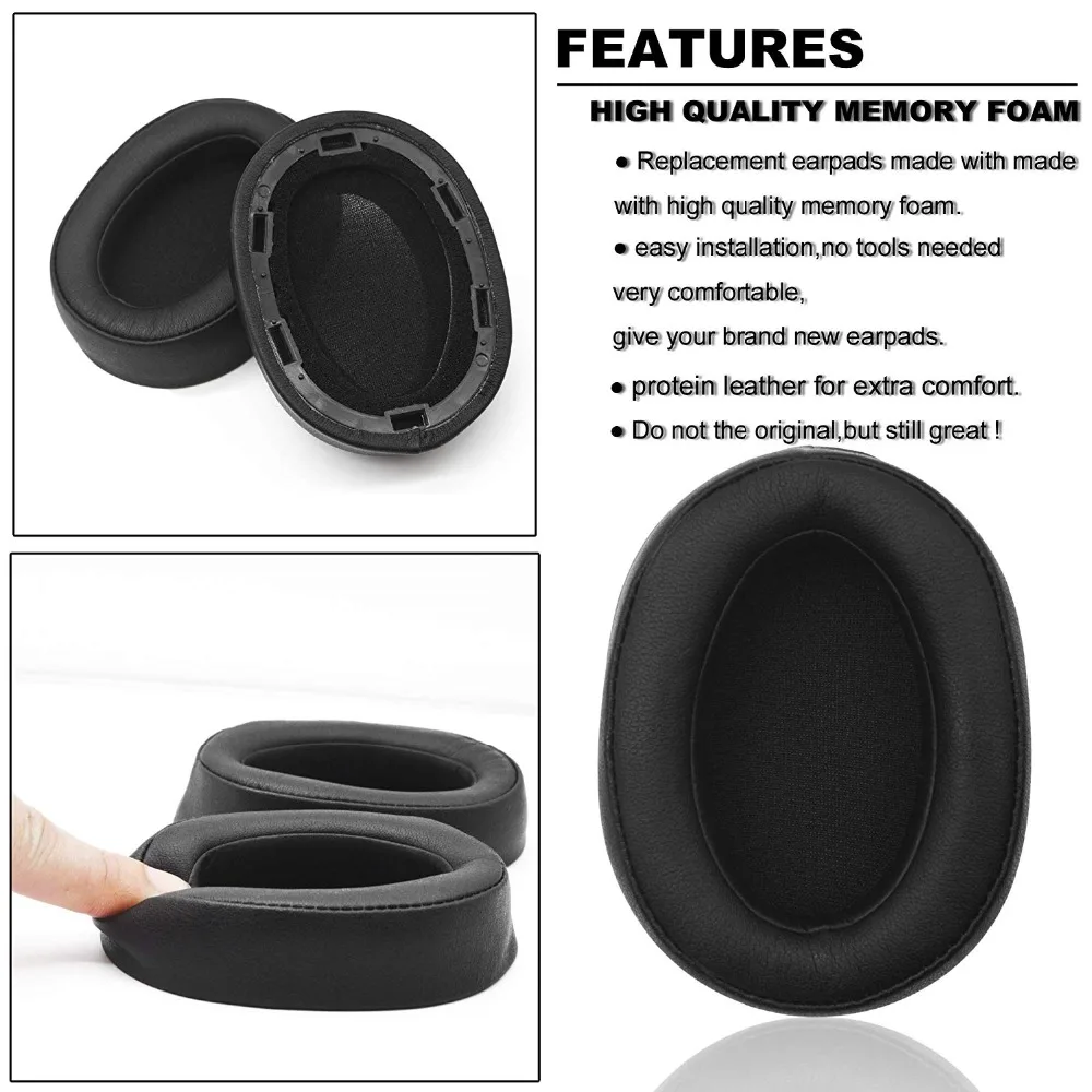 Earpad forSony MDR 100ABN Headphone Replacement Ear Pads Ear Cushion Ear Cups Ear Cover Earpads Repair Parts