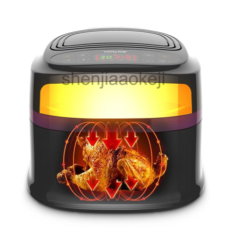 1200w 220v 8L Large Capacity Non-Oil Electric Deep Air Fryer Household Multifunctional Fries Machine Intelligent Electric Fryer 1200w 220v 8L Large Capacity Non-Oil Electric Deep Air Fryer Household Multifunctional Fries Machine Intelligent Electric Fryer