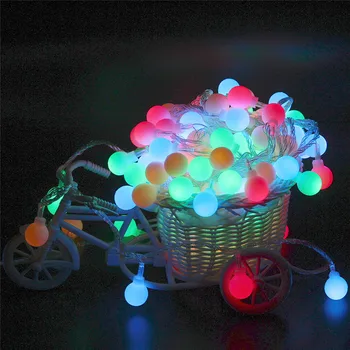 

Fairy String Light Ball Shaped Curtain Lamp Party Wedding Outdoor Decor Lamp LED LIGHT SET lichterkette 40JA21