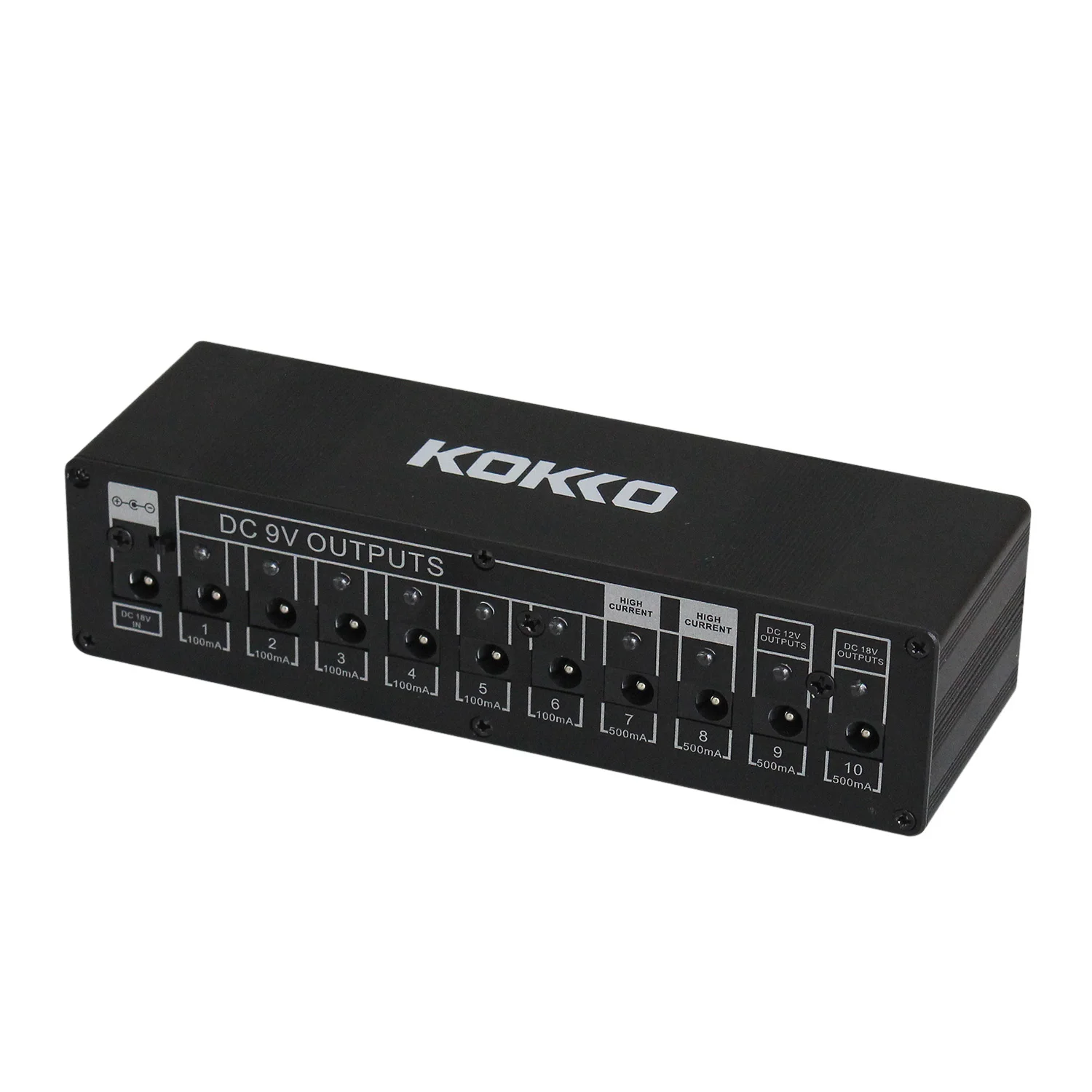 XFDZ KOKKO гитарная педаль питания компактный 10 выходов 7 способов 9V100ma DC 9 В/12 В/18 в