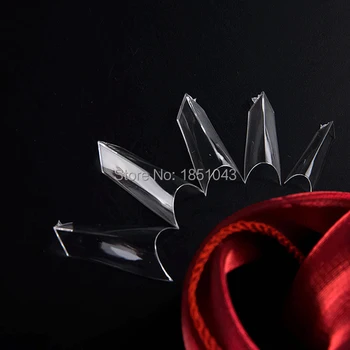 

High quality V - Curve French False Nail Tips - Clear 500 tip / BOX