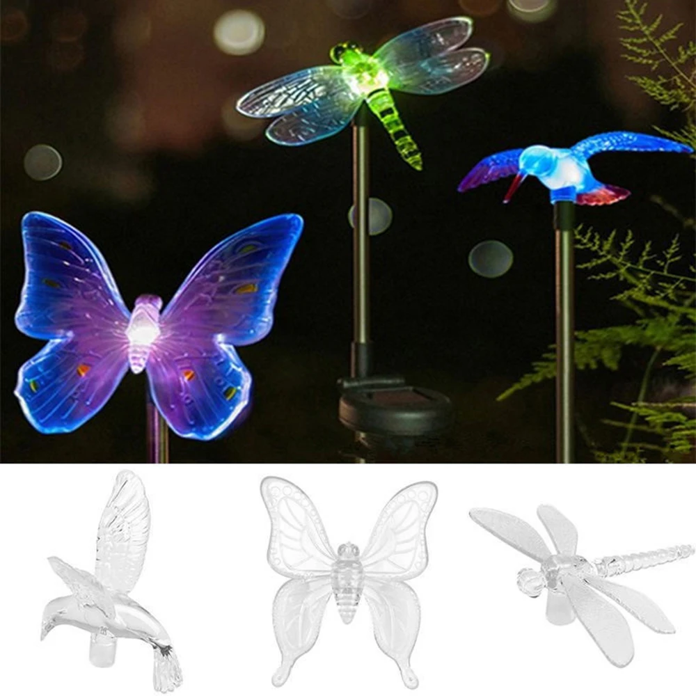 

Christmas Time Butterfly Solar Power LED Light Outdoor Garden Lawn Pathway Landscape Lamp Wedding Party Festival Happy Time