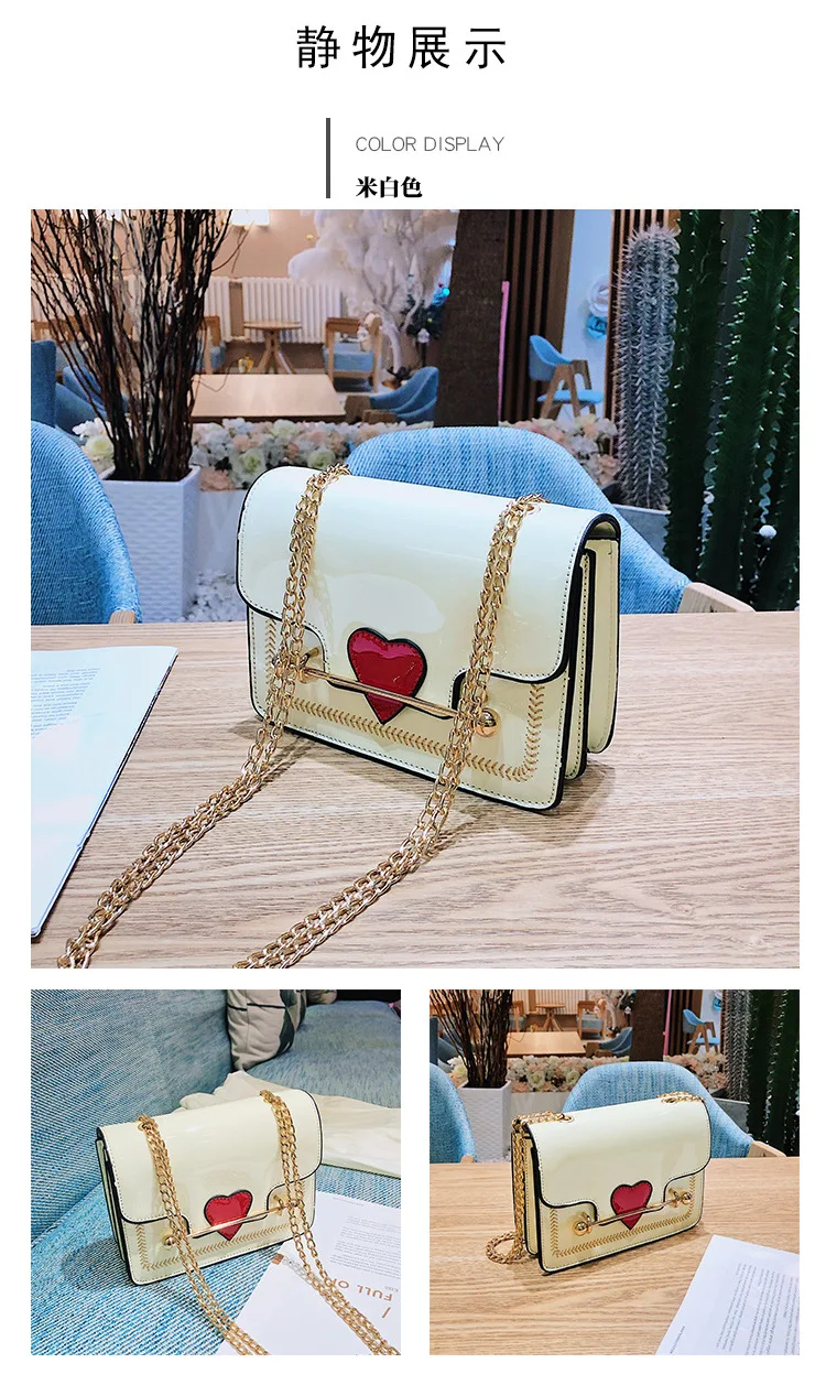 Girls Cute Heart  Bag Pink Crossbody Bao Bao Bag Fashion Designer Shoulder Handbag (1)