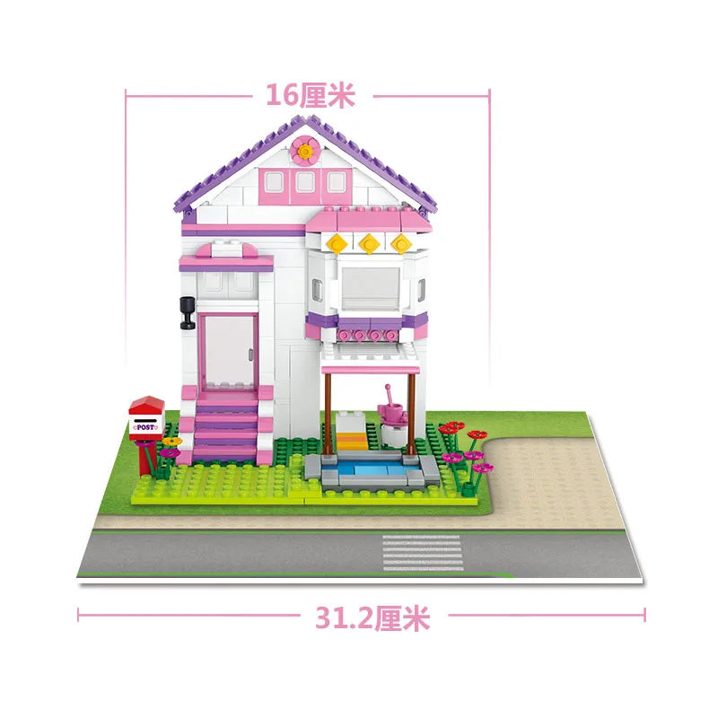 0532 291pcs Girl's Dream Constructor Model Kit Blocks Compatible LEGO Bricks Toys for Boys Girls Children Modeling