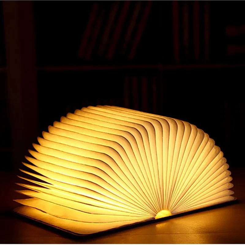 

Creative Chic book light LED Funny Light USB Flip Book Light USB Charging Night Light Decoration Folding Table Strange Lamp