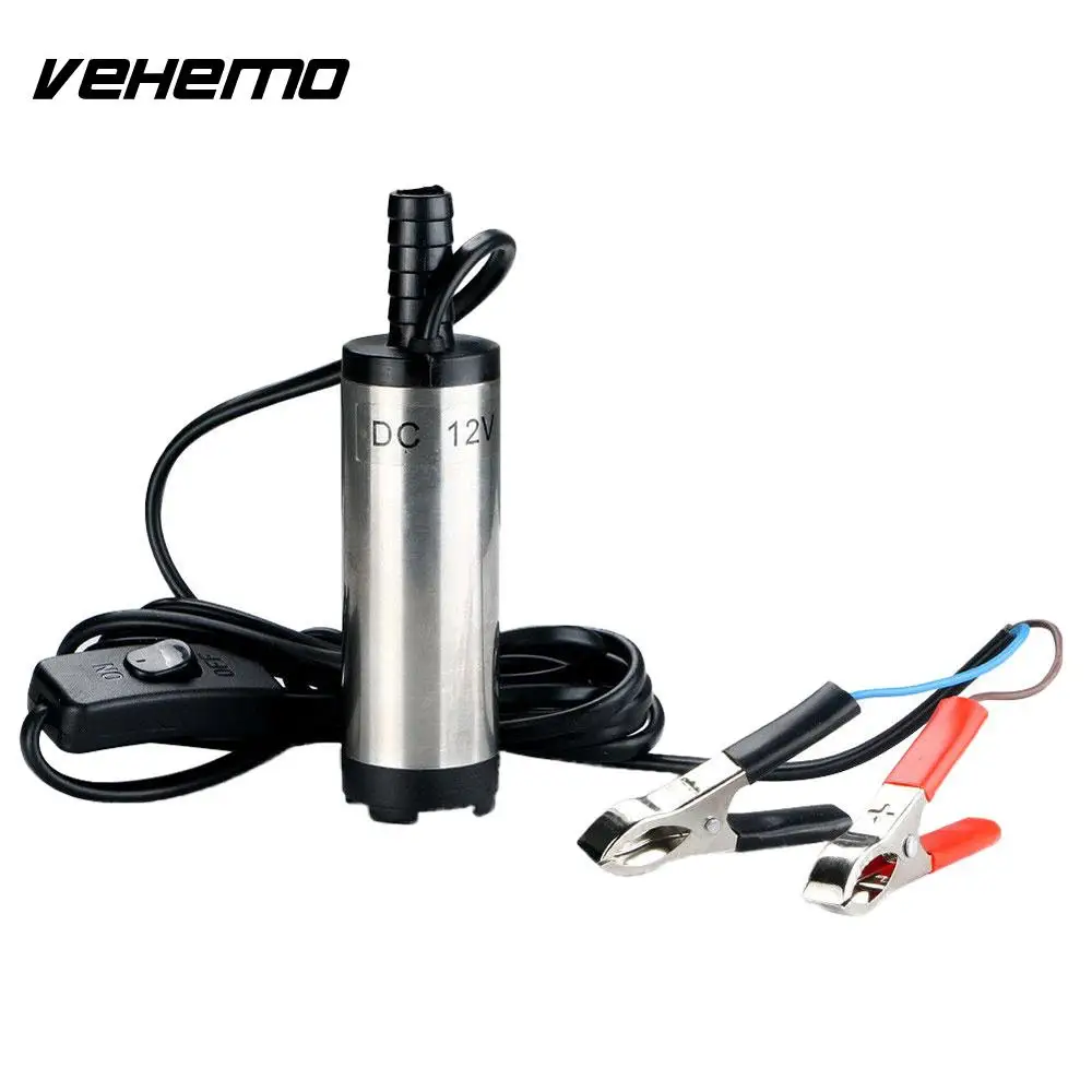 Vehemo Silver Car Submersible Pump Energy Car Oil Pump