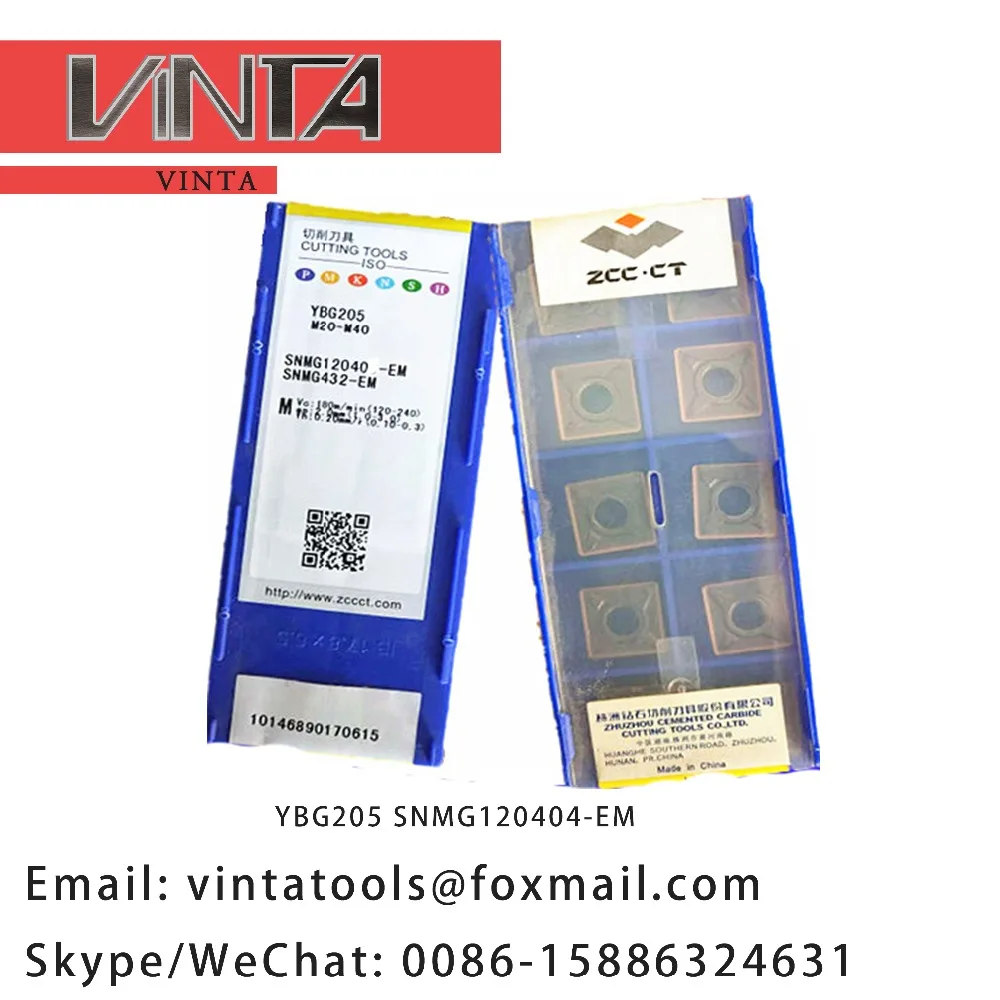 

High Quality YBG202 YBG205 SNMG120404-EM CNC Carbide Turning Inserts
