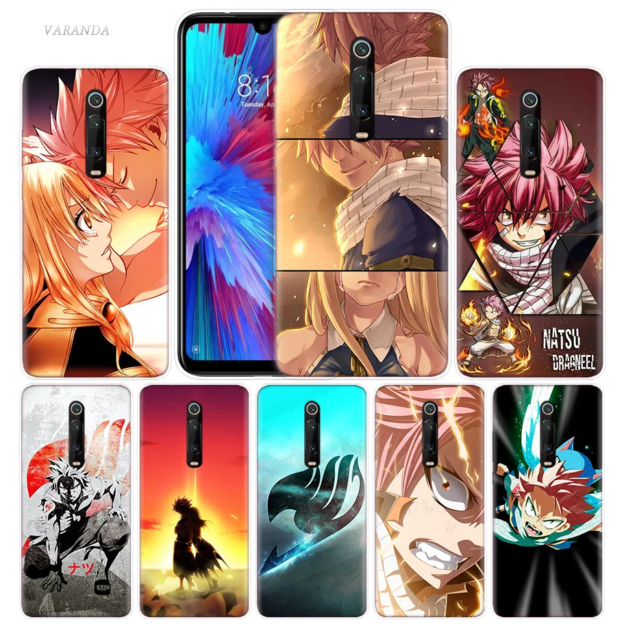 

FAIRY TAIL Case for Xiaomi Redmi Note 7 7S K20 Y3 GO S2 6 6A 7A 5 Pro MI Play A1 A2 8 Lite Poco F1 Silicone Anime TPU Phone Bags