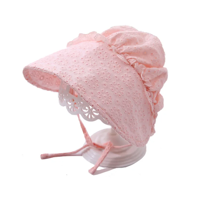 0-8 Months Lace Princess Baby Beanie Infant Newborn Hat Vintage Girls Bonnet Photography Prop | Детская одежда и обувь